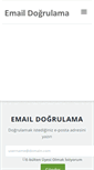 Mobile Screenshot of emaildogrulama.com